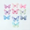 Dried Flowers 20pcs Double Three-dimensional Diamond Tulle Butterfly Explosion Bouquet Bride Hair Accessories Headdress