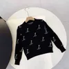 Småbarn barn tröja huvtröja kläder baby Designer pullover barn huvtröjor för pojkar flickor stickad långärmad överdimensionerad bokstav mode stil