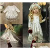 Vestidos de niña Princesa Bebé Vestido de flores Manga larga Veet Tassel Party Astilla Vestidos de moda 20211 Drop Delivery Kids Maternit Dhrgx