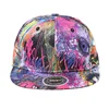 Bollmössor 2023 graffiti tryck baseball mössa män ben snapback hatt kvinnor platt visir hip hop streetwear sol hattar slumpmönster