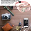 Storage Bags Transparent Fanny Pack PVC Waist Bag Waterproof Foldable Adjustable Portable For Cell Phone