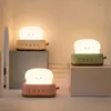 Toast Bread LED lamp with Timer Cute Night Lights Bedside Lamp Birthday Gifts for Girls Boys Teenagers AG30 22 Dropship HKD230628