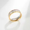 Designer Charme High Edition V Gold 18K Rose Carter Ring Colored Classic Schraube gelbe weiße Tritone Paar