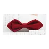 Costume Accessories Kids Girl Boy Cotton Canvas Pre Tied 2 Layers Bow Ties Children Teenage Necktie For Formal Events Fancy Dress Pa Dh3Vw