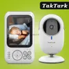 Monitor de bebê de vídeo sem fio TakTark de 3,2 polegadas com câmera de vigilância com zoom de 3X 2 vias Talkback Auto Night Vision Babyphone Babá L230619