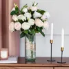 꽃병 장식 현대 꽃병 테이블 테라리움 식물 미니멀리스트 디자인 대형 원래 미적 냄비 드 Fleurs 장식품 홈