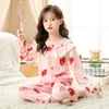 Комплекты одежды для девочек Pijama Set Cartoon Pajama for Kids 1 14years Spring Teenage Home Wear Long Johns Princess Baby Pajamas Casual Suits 230627