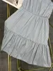 Basic & Casual Dresses Designer Summer New Girls' Sweet Fashionable Metal Decoration One Shoulder Dress for Women 2ZIK