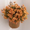 Dekorativa blommor Fake Artificial Wholesale Sun Flower Decoration Wedding Centerpieces For Tables Home Decor Wall Table Decorations Party Party