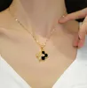 Colares Fashional New Womens Designer Colar Moda Flores Fourleaf Clover Pingente Necklac