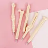 Pens 60Pcs 0.7mm Novelty Bone Shape Ballpoint Pen Blue Ink Bone Shape Pen Children Student Gift Stationery School Office Supplies