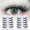 Faux Cils 3D Volume Faux Cils Extension De Cils Naturel Cat Eye Maquillage Outils Allonger Réutilisable Étanche YZL9 230627