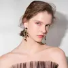 Baumeln Ohrringe Vintage Barock Für Frauen Pendientes Mujer Moda 2023 Große Lange Perle Kreuz Tropfen Ohrring Weiblichen Schmuck Ohrringe Brincos