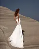 Milla Nova Mermaid Wedding Dresses Strapless Pleats Satin Wedding Dress Backless Sweep Train wedding bridal gowns