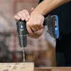 Electric Drill Brushless Hammer 20V 45nm Cordless Screwnriver 3 Funktioner 20111 Torque Liion Battery Driver Prostormer 230626