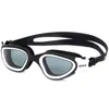 Lunettes de natation à lentille transparente Lunettes de natation anti-buée pour adultes Protection UV pour hommes Femmes Lunettes de natation en silicone réglables imperméables dans la piscine 230627