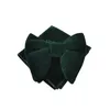 Conjunto de gravatas borboletas Ikepeibao verde escuro masculino de veludo gravata borboleta e lenço cinza sólido