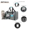 Cat Carriers Travel Bag Breathable Mesh Backpack Double Straps Carrier Large Capacity For And Hiking