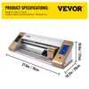 Plotter Vevor Automatisk vinylskärmaskin Dator Windows Software 3 Blades LCD SCREEN 18inch 450mm Vinyl Printer Cutting Plotter