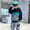 T-shirt stile coreano arrivo invernale felpa casual ragazzo manica lunga vestiti cartone animato per bambini felpa con cappuccio in cotone sciolto top plus velluto 230627