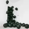 Festdekoration 100 datorer svart stil latex ballonger bröllop dekorationer baby shower matt helium globos födelsedag vuxen