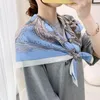 Sjaals kleur zonnebrandcrème zijden sjaal strand lente en zomer duur merk 2023 luxe 90x90 cm