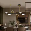 Lampadari Postmoderno Lampadario a soffitto a LED Illuminazione Design creativo Bar da pranzo Bancone Soggiorno Caffè Interno