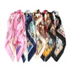 Bandanas Molans Quadratischer Seidenschal, Stirnband für Damen, modischer Druck, Kopftuch, Haarband, Krawatten, Bandana, Kopf- und Halstuch, Haar-Accessoires x0628