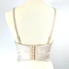 Vrouwen Tanks Sexy Zwart Ondergoed Met Borst Pad Bralet vrouwen Fishbone Tube Top Corset Bh Club Party Lingerie innerlijke Dieptepunt Sling