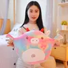 Plush Pillows Cushions 35CM Kawaii Candy Animal Soft Stuffed Unicorn Cow Pig Throw Pillow Cute Waist Rest Doll Birthday Gift 230628