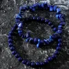 Conjunto de pulseira retrô com contas de lapis natural 2 peças para homem