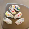 Outdoor sport babyschoenen meisje jongen baby lederen platte schoenen kindersportschoenen mode casual baby schoenen met zachte zolen