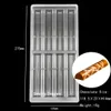 Baking Moulds 3D Cylinder Stick Polycarbonate Chocolate Bar Moulds Form for Bakery Baking Mold Pastry Candy Cake Tools 230627