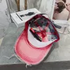 Denim Baseball Caps Designer Fashion Ripped Cap Hat Female Male Sunscreen Fitted Washed Baseball Cap