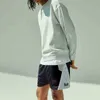 Kith bordado shorts de malha de alta qualidade respirável bolsos com zíper kith calças esportivas curtas nethole moda 642