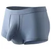 Cuecas masculinas cuecas bolsa peniana longa cueca boxer respirável Cuecas Slip Homme boxers calções esportivos calções de treino