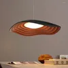 Kolye Lambaları Led Sanat Avize Lamba Işığı Modern Endüstriyel Lotus Yaprağı Benzersiz Tasarım Reçine Mutfak Ada Yatak Odası Yemek Oturma
