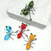 Decorative Objects Figurines Ant Decor Outdoor Garden Cute Insect Metal Ant Living Room Wall Art Sculptures Wall Hang Home Decors Modern Jewelry Ornament 230628