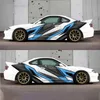 Car Covers Racing livery decals car side wrap abstract stripes vinyl stickers color lightning drift custom 23118 inches applique DIYHKD230628