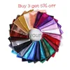 Bandanas 25 Farben Hijab Frauen Seide Quadrat Schal 90 * 90 cm Satin Schals Solide Wraps Herbst Winter Luxus Satin Schals Muslimischen Kopf Schal x0628