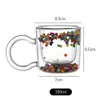 200 ml Doppelschicht Isoliertes Glas Nettes Mädchen Treibsand Dekoration Wasser Teetasse Set Liebe Drink Kreative Geschenk Dekoration L230620