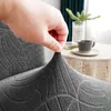 Chair Covers Elastic Dining Chair Cover Thick Jacquard Spandex Chair Cover for Dining Room Anti-Slip Kitchen Chair 1468 Pieces 230627