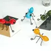 Decorative Objects Figurines Ant Decor Outdoor Garden Cute Insect Metal Ant Living Room Wall Art Sculptures Wall Hang Home Decors Modern Jewelry Ornament 230628