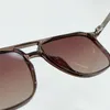 Ny modedesignpilot solglasögon 2162 Klassisk fyrkantig acetatram Enkel och populär stil lätt att bära utomhus UV400-skyddsglasögon