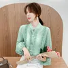 Women's Blouses Pastel Chiffon Womens Tops And Elegant Women Clothes Women's Shirt Blusas Kimono Office Blouse Tunic Ropa Mujer