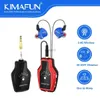 s KIMAFUN 2.4G Système IEM sans fil In-Ear Audio Monitor Écouteur pour scène Performance Band Rehearsal Guitar Amplifier Bass Amp L230619