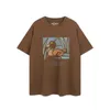 Moda Erkek ve Kadın T-shirt Takım Marka Carhart Yeni İş Elbiseleri Açık Ördek Baskı Gevşek Çiftler Yuvarlak Yaka Kısa Kollu Wynq