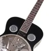 Câbles guitare resophonique 6 string en pleine taille guitare folk haut brillant finition électrique écho guitare acoustique