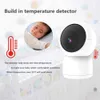 Tuya 1080P WiFi Infrared Baby Monitor FHD IR Nanny Caméra de surveillance avec alerte de température Lullaby Sound Detect Auto Tracking L230619