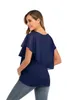 Maternity Tops Tees Summer Women Pregnant Maternity Nursing T Shirts Women's Maternity Nursing Wrap Top Sleeveless Double Layer Blouse Tee 230628